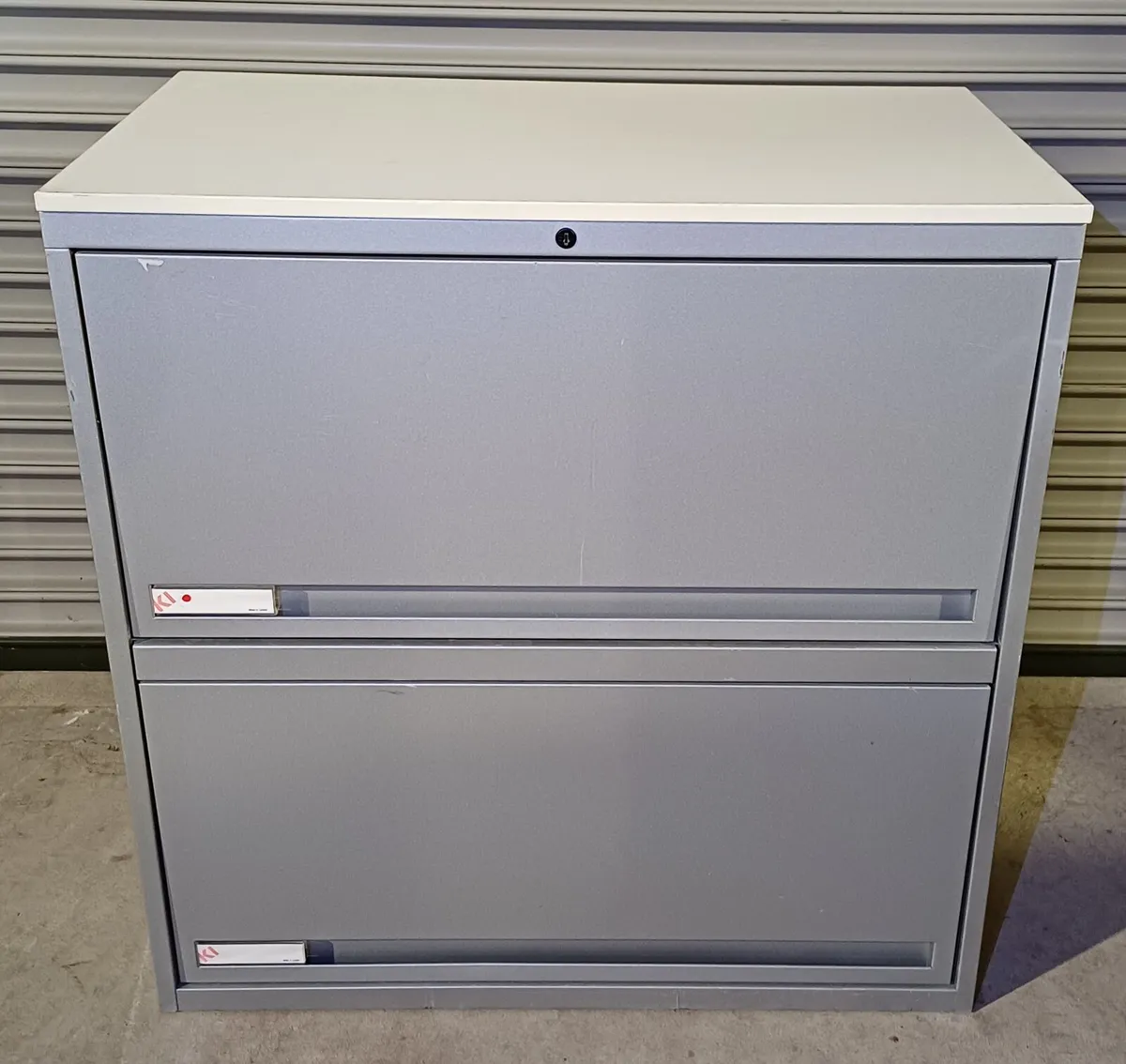 Steel Slider Two Drawer Cabinet - Image 2