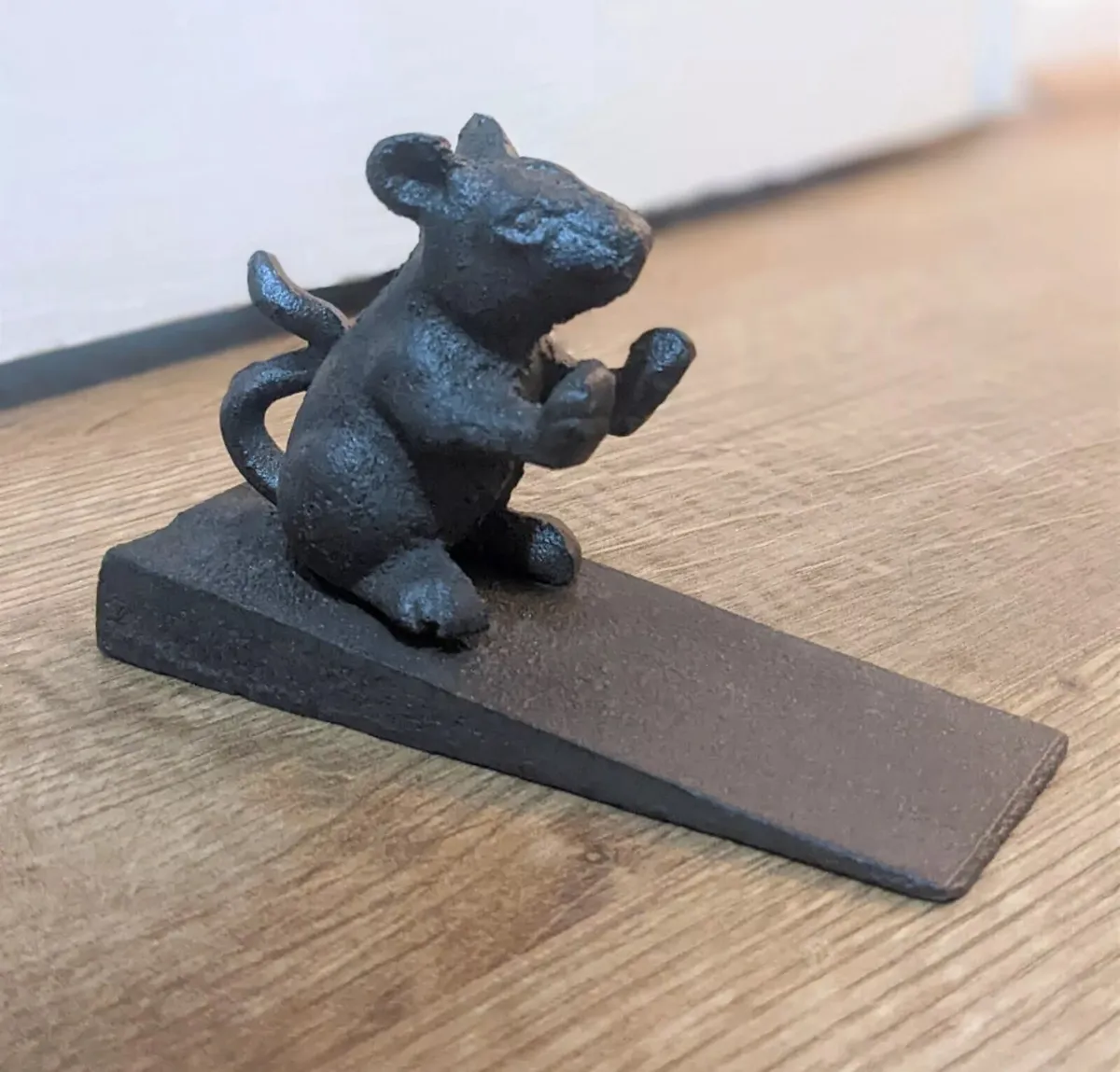 Mouse Cast Iron Metal Doorstopper NEW - Image 1