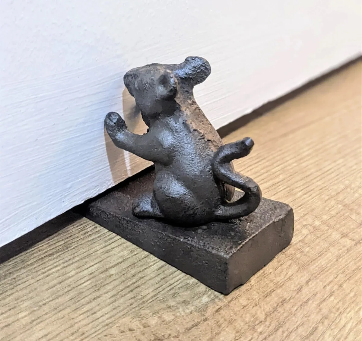 Mouse Cast Iron Metal Doorstopper NEW - Image 2