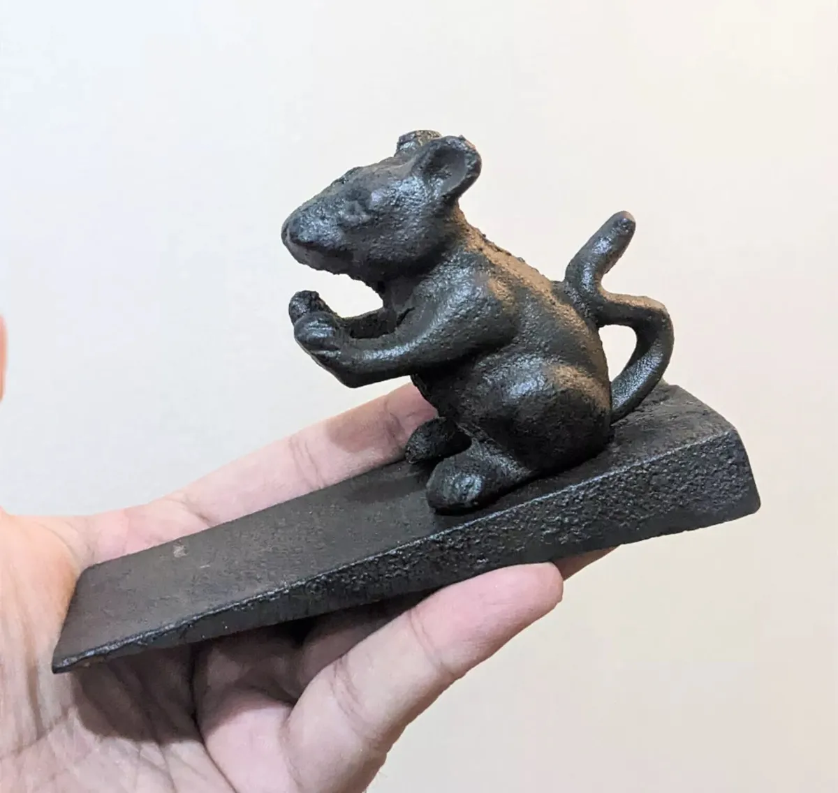 Mouse Cast Iron Metal Doorstopper NEW - Image 3