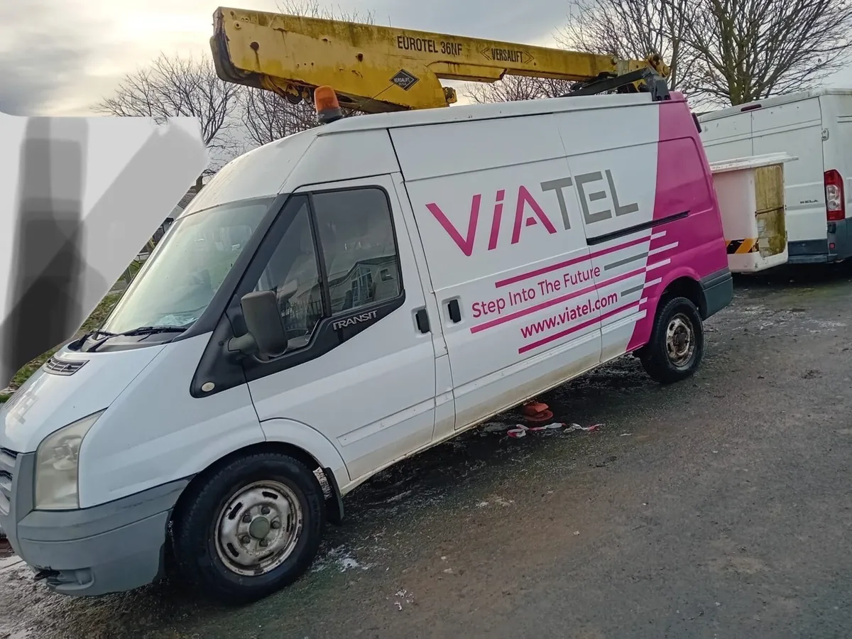 2008 Ford transit cherry picker 0857776504 - Image 1