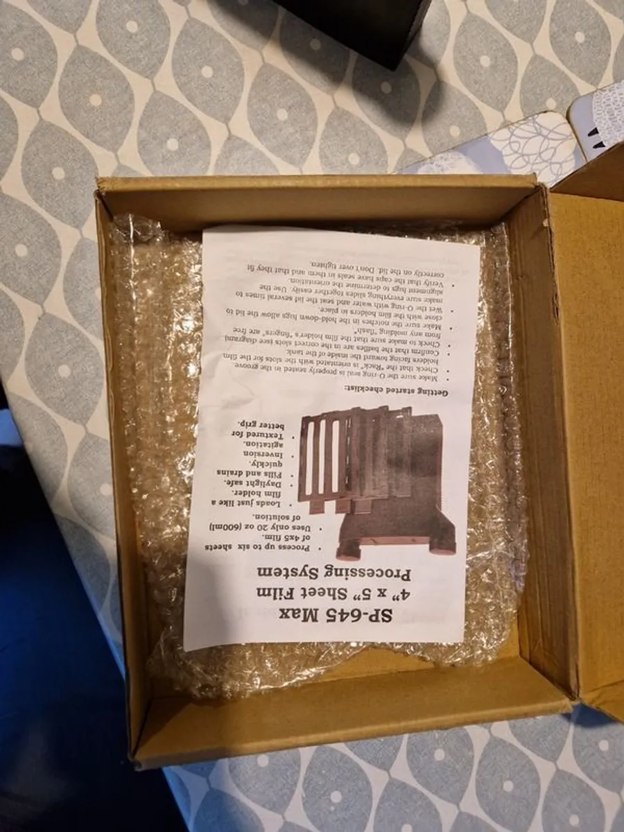 Large format 4x5 developing tank - Image 2