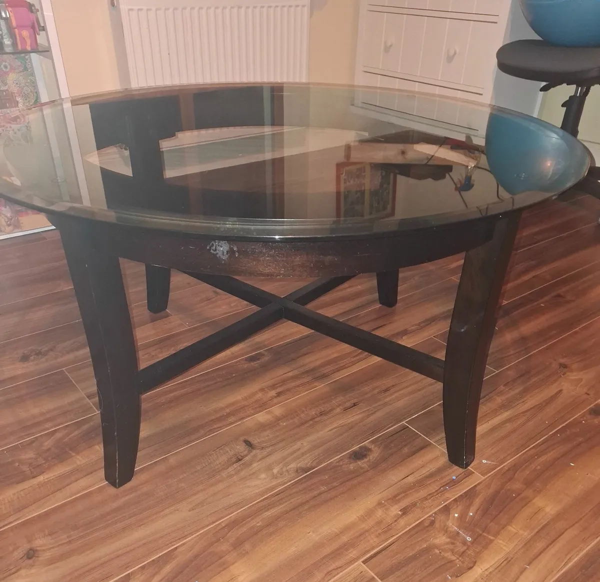 Glass coffee table - Image 1