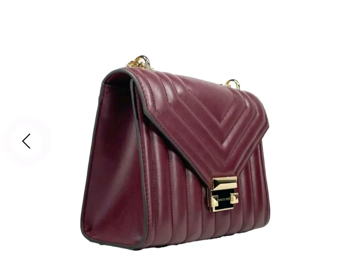 BNWT Micheal Kors Burgendy Whitney Handbag - Image 2