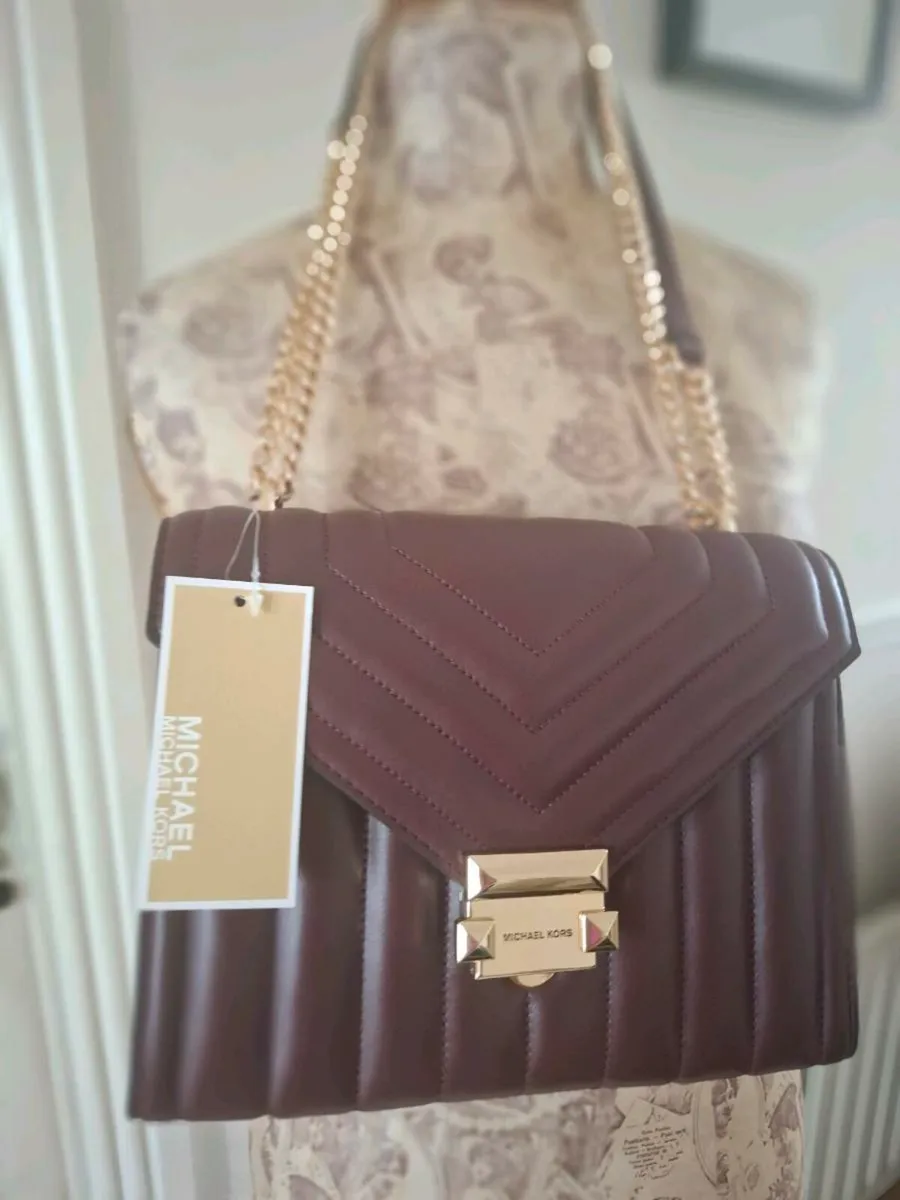 BNWT Micheal Kors Burgendy Whitney Handbag - Image 4