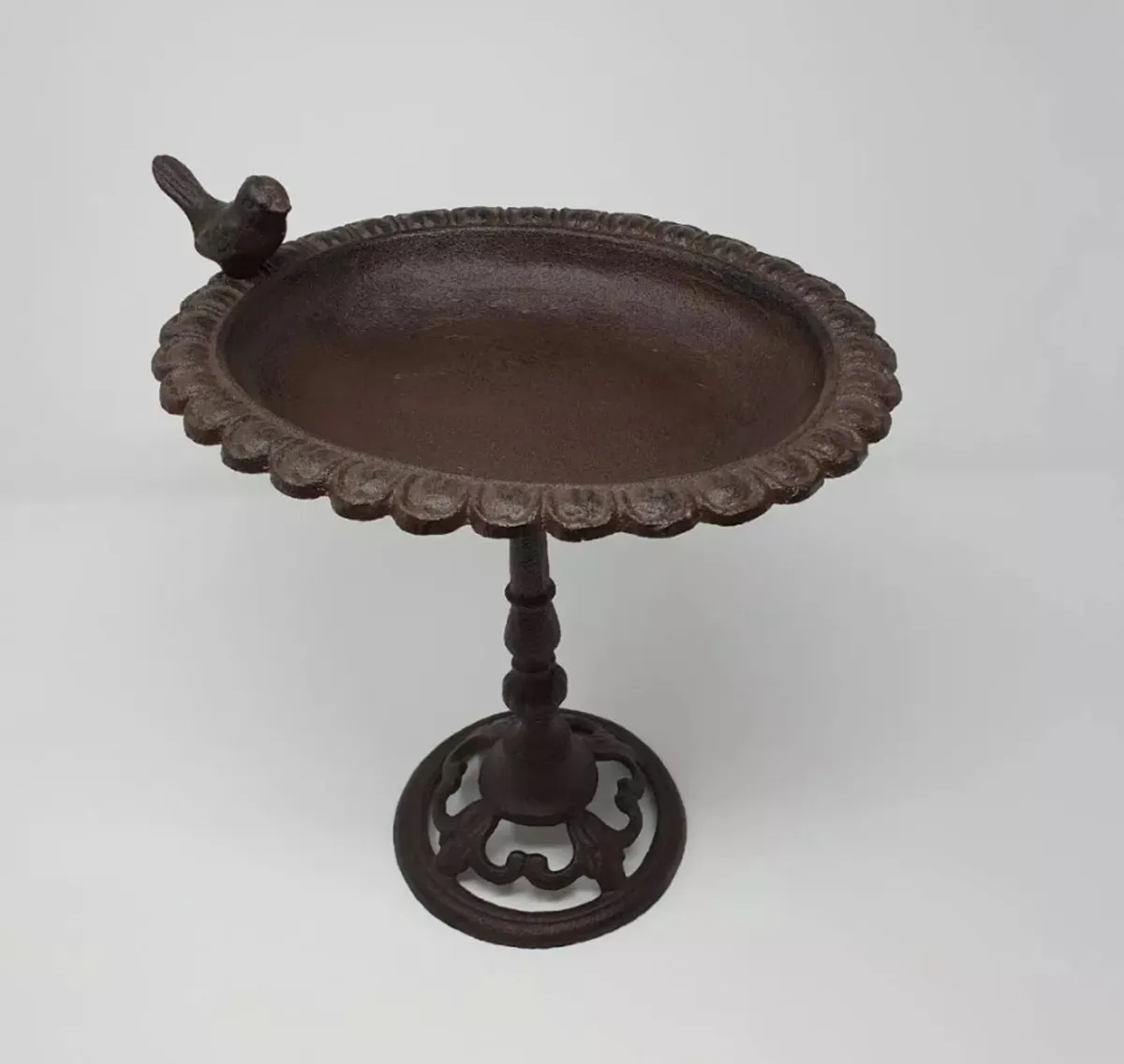 Cast Iron 29cm Bird Bath Feeder NEW - Image 1