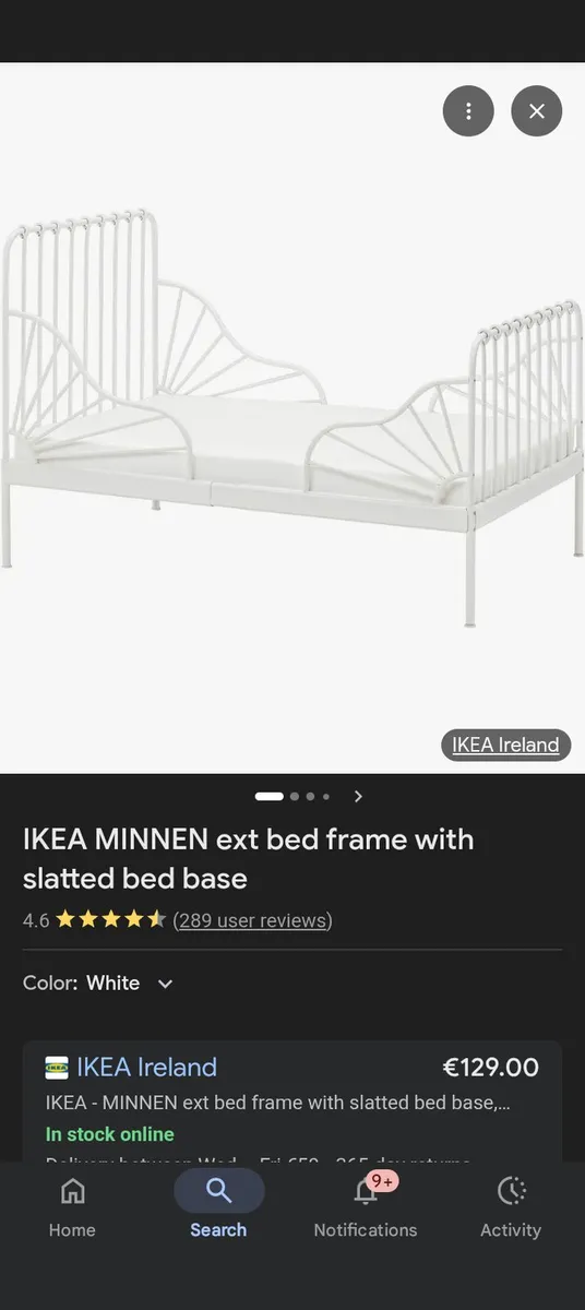 Child's bed
