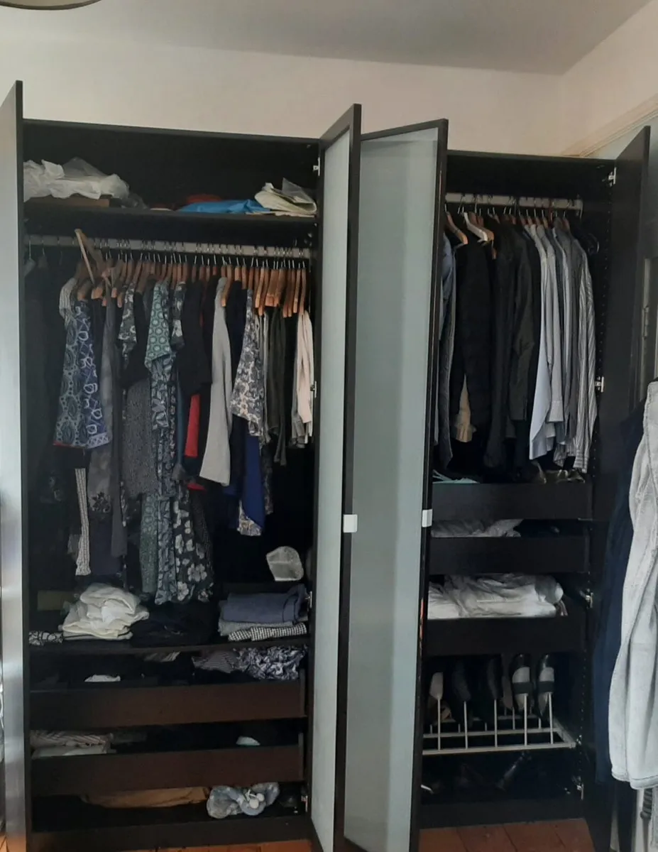 Two IKEA PAX Wardrobes – Excellent Condition - Image 2