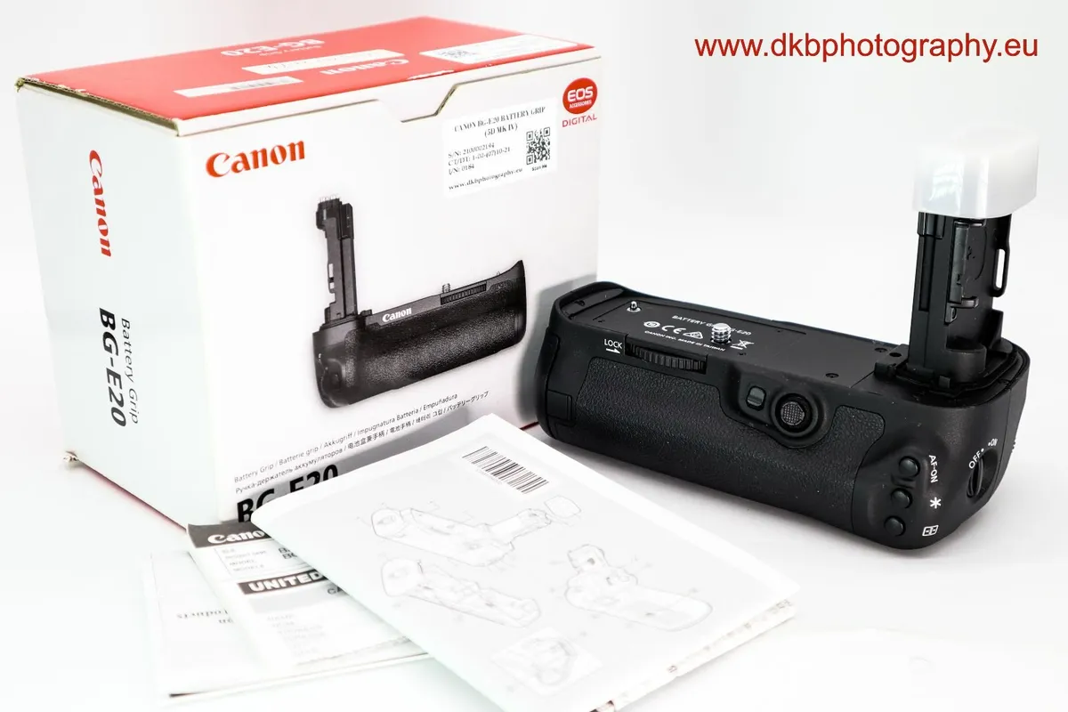 CANON BG-E20 BATTERY GRIP (Canon 5D MK 4) #0184 - Image 3