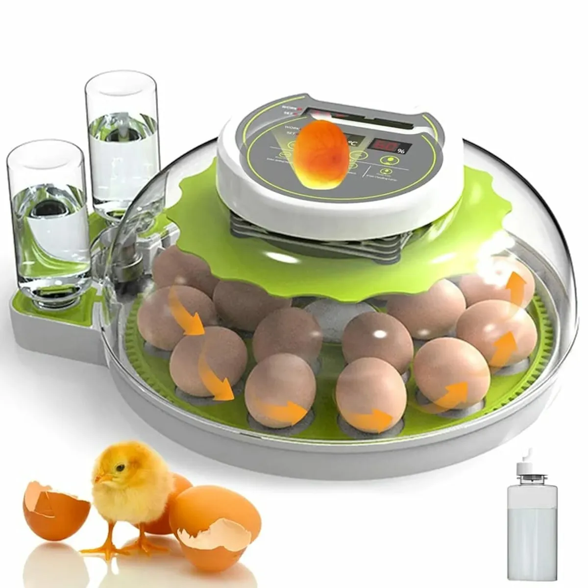Egg Incubators for Hatching 18-60 Eggs, Digital In - Image 1