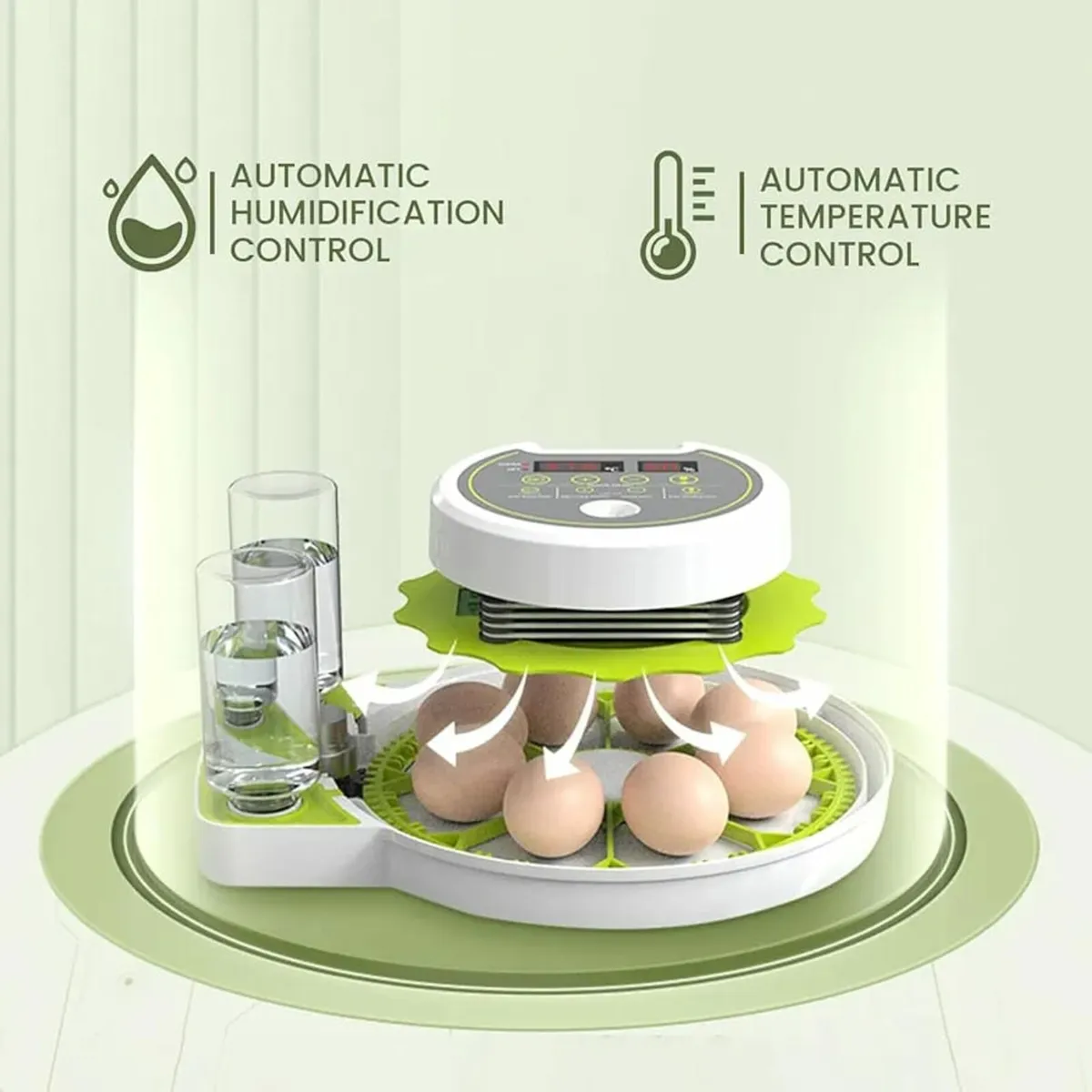Egg Incubators for Hatching 18-60 Eggs, Digital In - Image 3