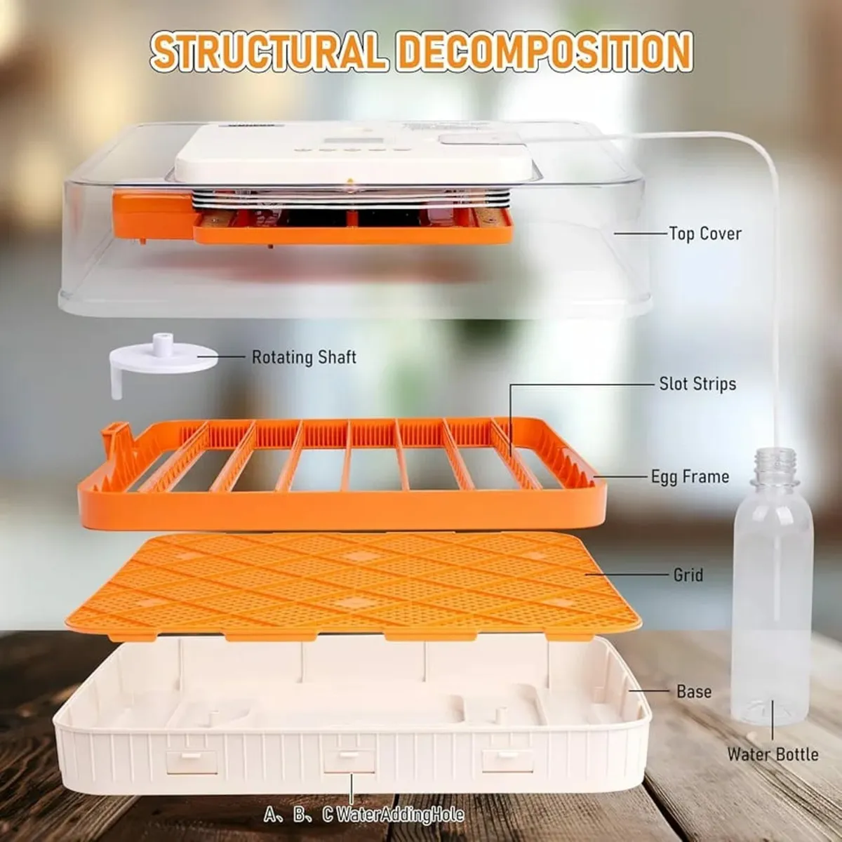 56 Egg Incubator Fully Automatic Incubator Dual El - Image 3