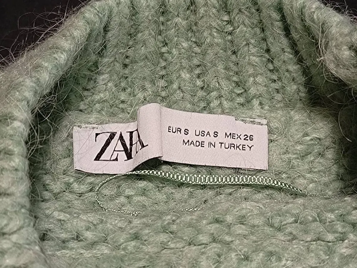 Zara Green Knit Sweater - Image 3