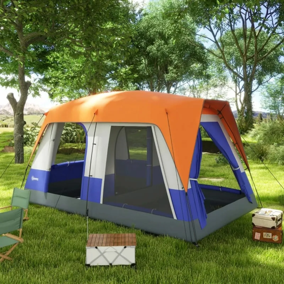 Six-Man Camping Tent, with Small Rainfly and Acces - Image 4