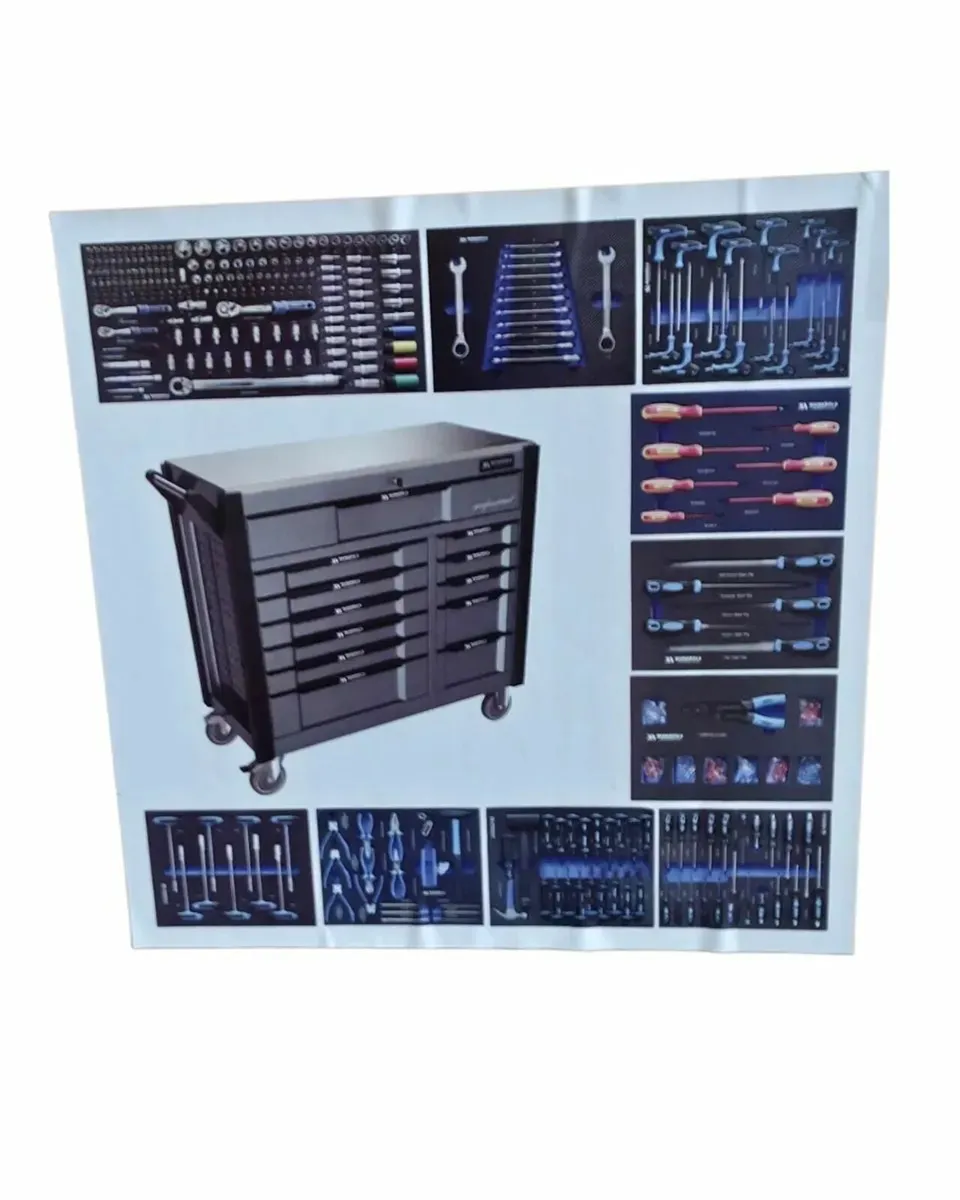 Tool box chest drawers with tools brand new - Image 3