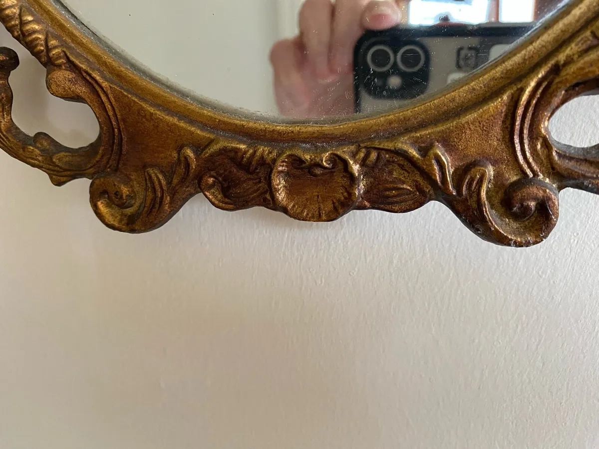 Antique Gold mirror - Image 3