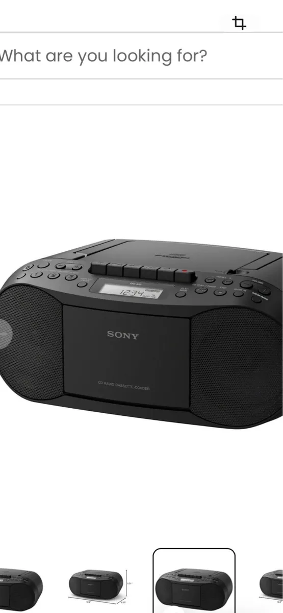 Sony boombox. Radio - Image 1