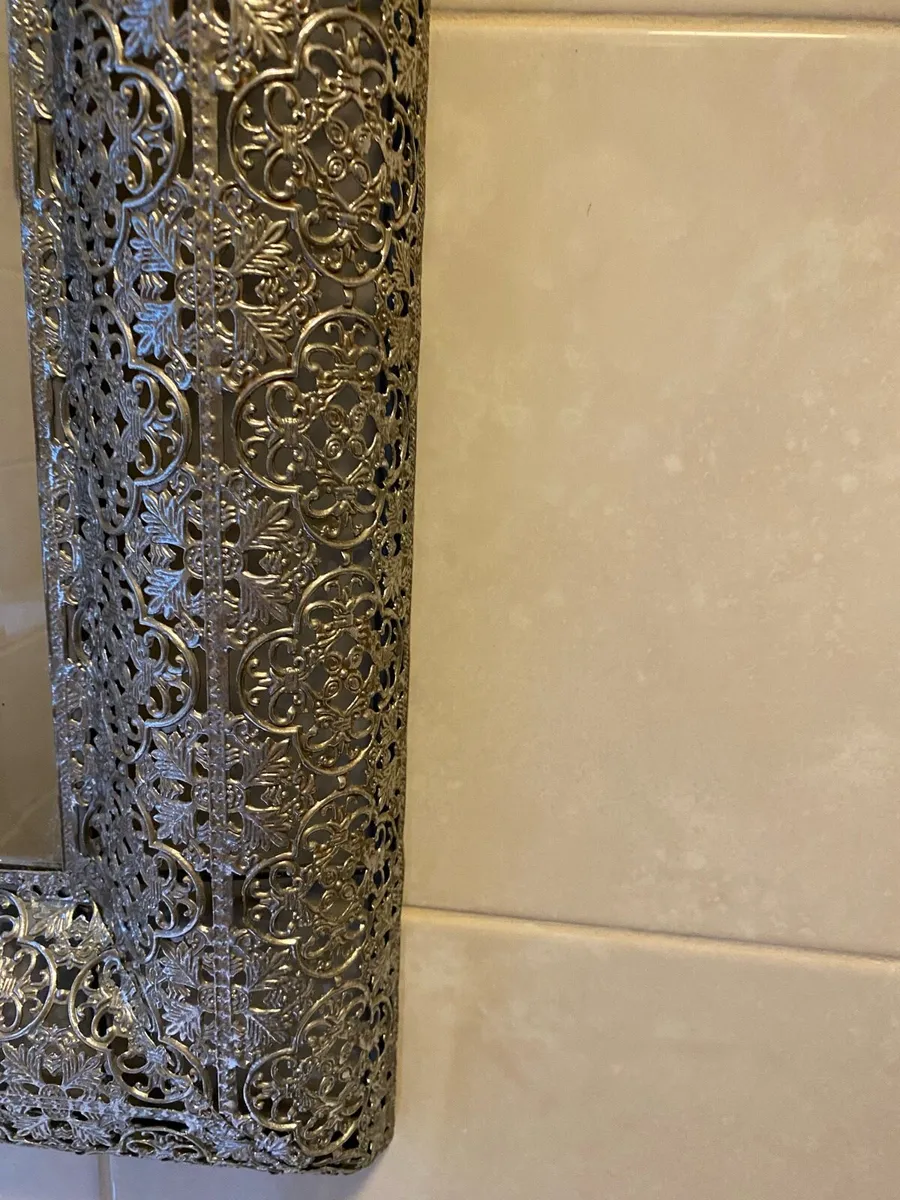 Silver mirror 48x48cm - Image 3