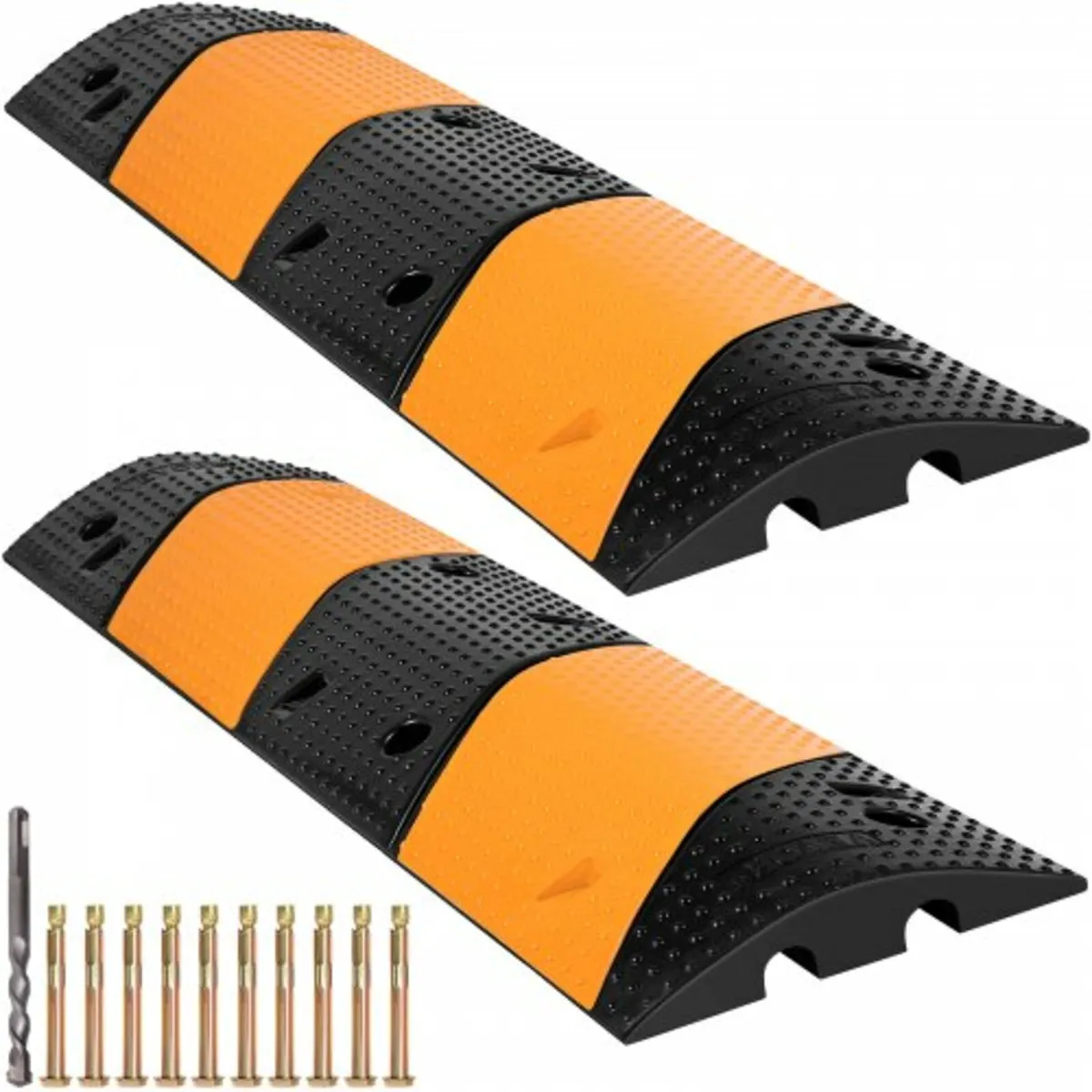 Modular Rubber Speed Bump Driveway Cable Protector - Image 1