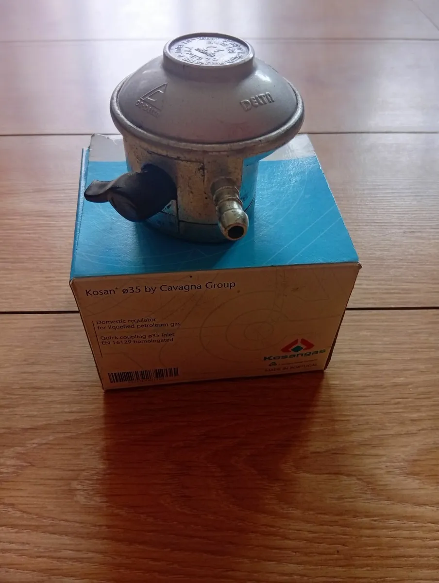 New Propane Butane gas Clip Regulator 27mm 37mbar - Image 1