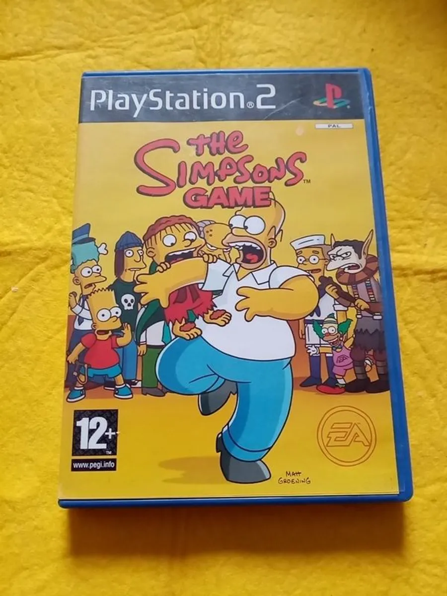 The Simpsons game PlayStation 2 ps2 games Original - Image 1