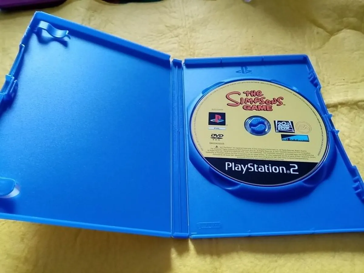 The Simpsons game PlayStation 2 ps2 games Original - Image 2