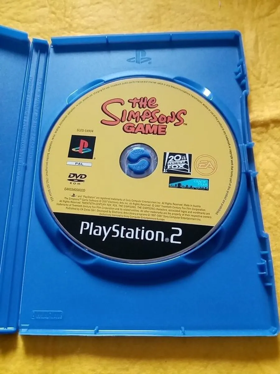 The Simpsons game PlayStation 2 ps2 games Original - Image 3