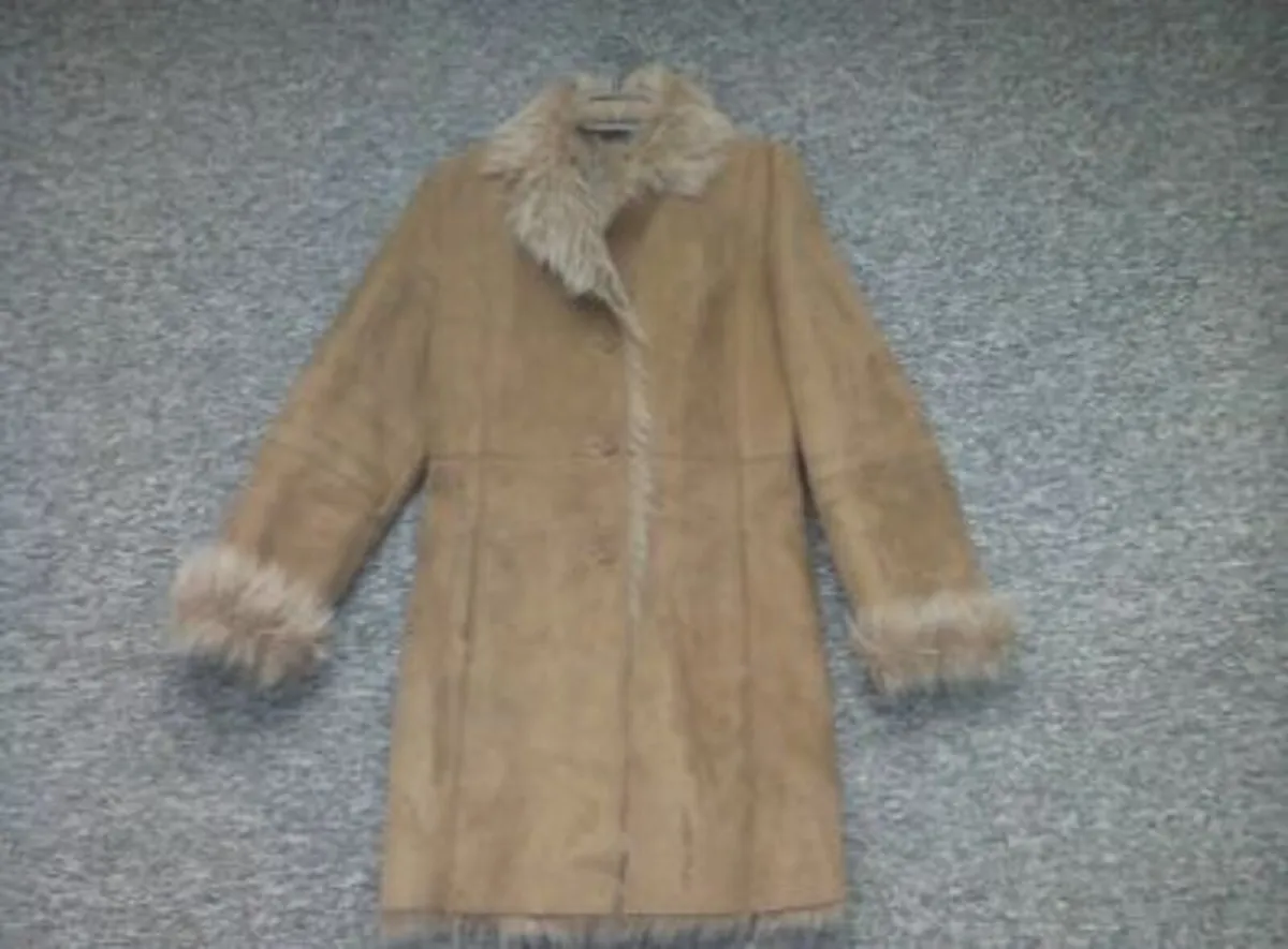 Beautiful Suede Effect Women's Coat.