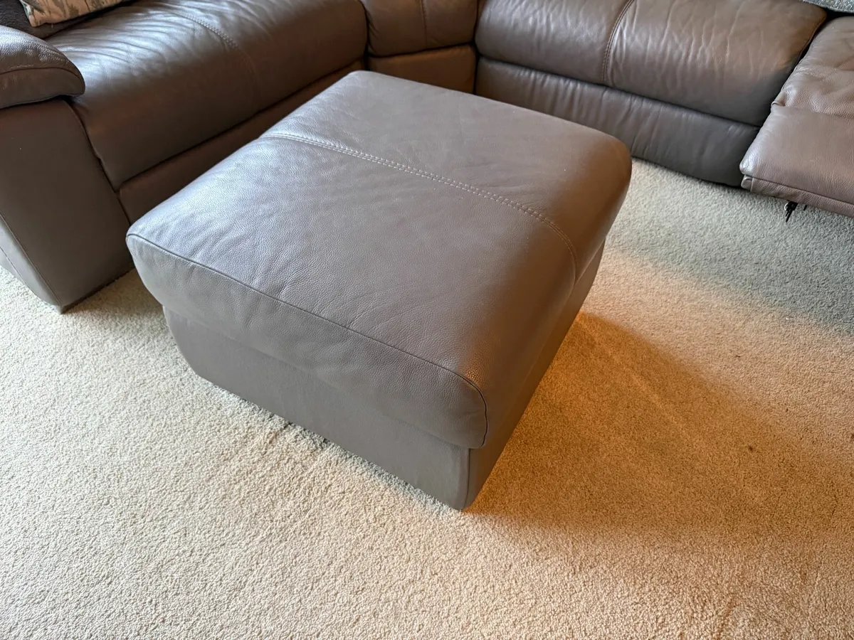 Leather  corner sofa - Image 3