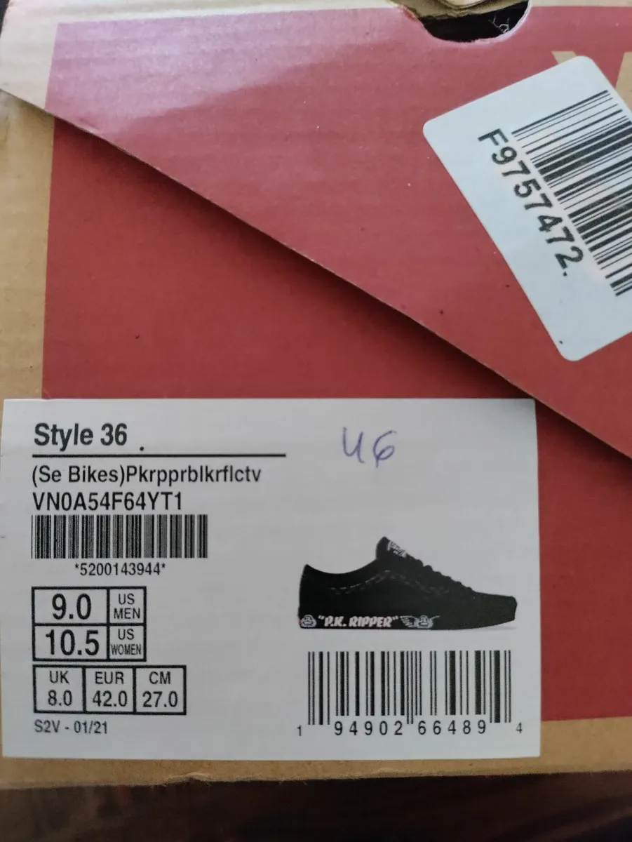Vans x SE Bikes trainers 8uk New - Image 3