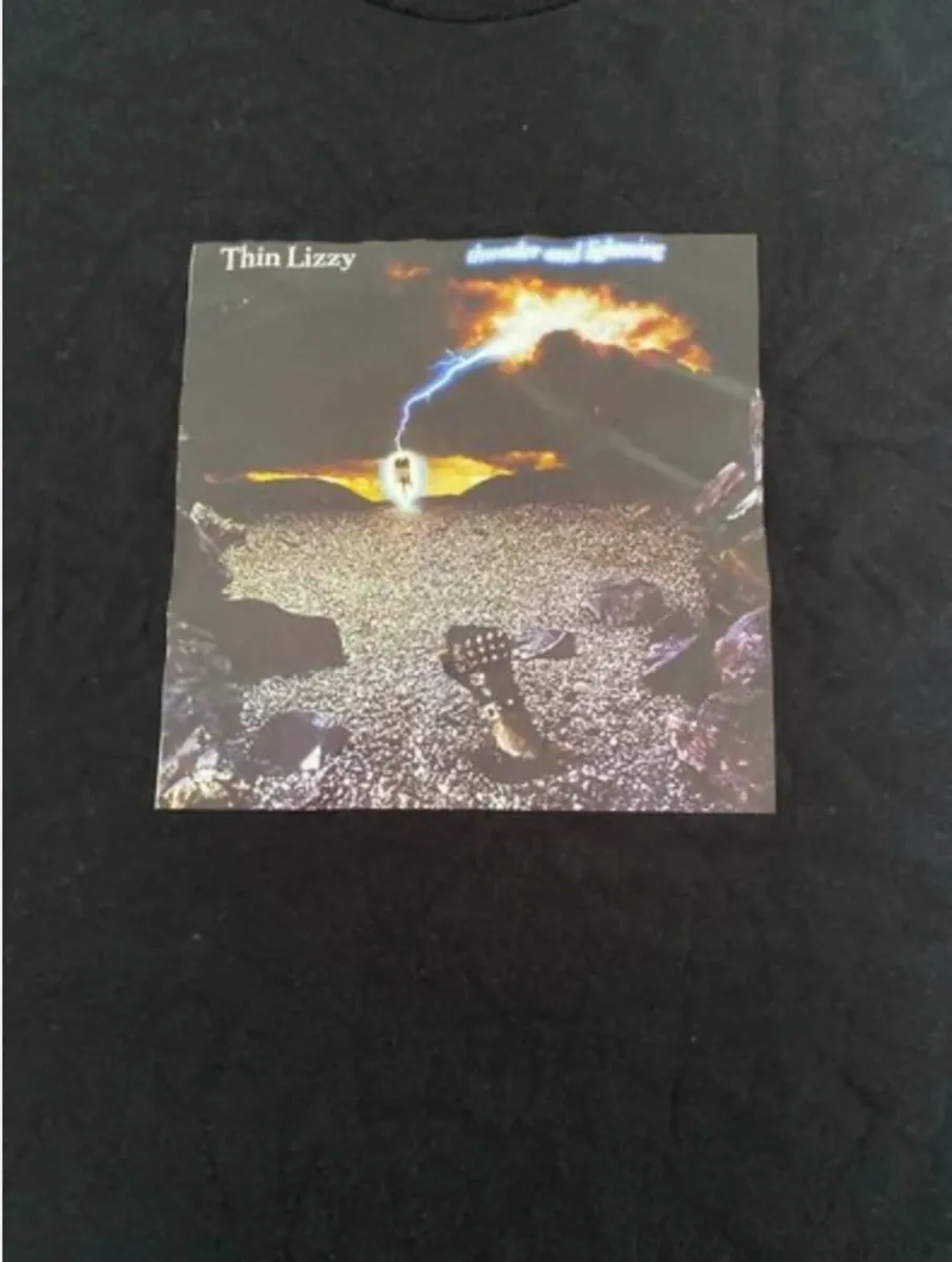 Thin Lizzy Black t-Shirt Size L - Image 2