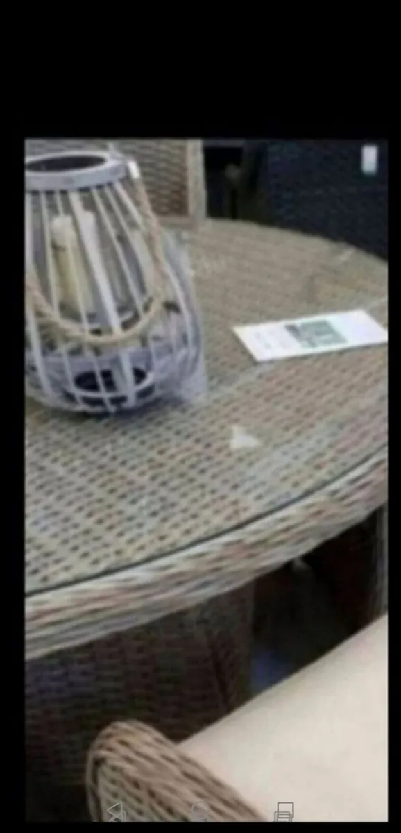 **CLEARANCE** Brand New Basket Rattan 6 Seater - Image 2