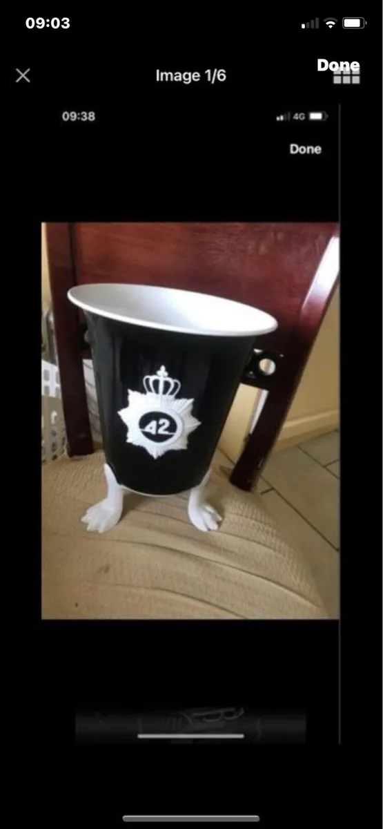 42 Degrees Below Metal Ice Bucket - Image 1