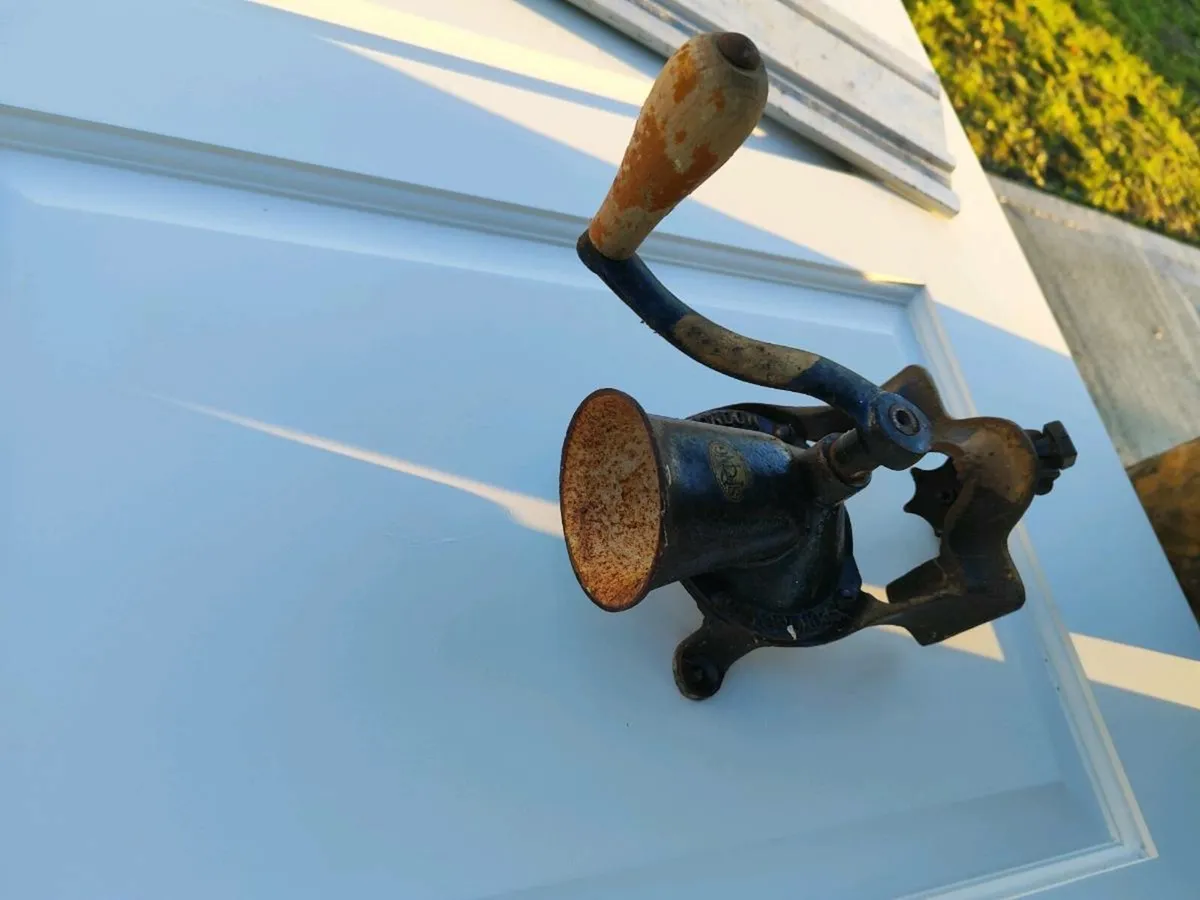 a beautiful old coffee grinder - Image 4