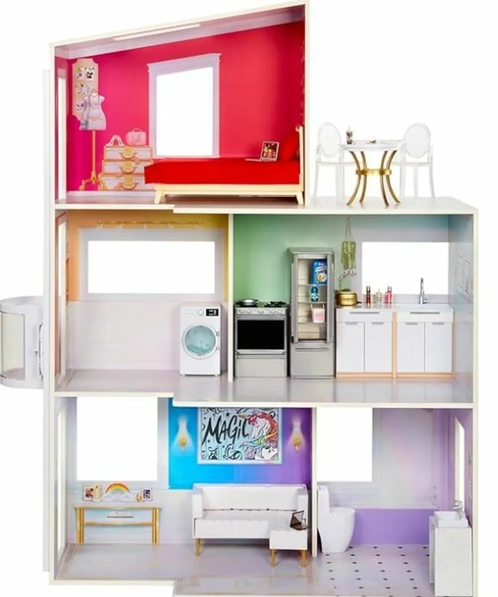 rainbox high doll house