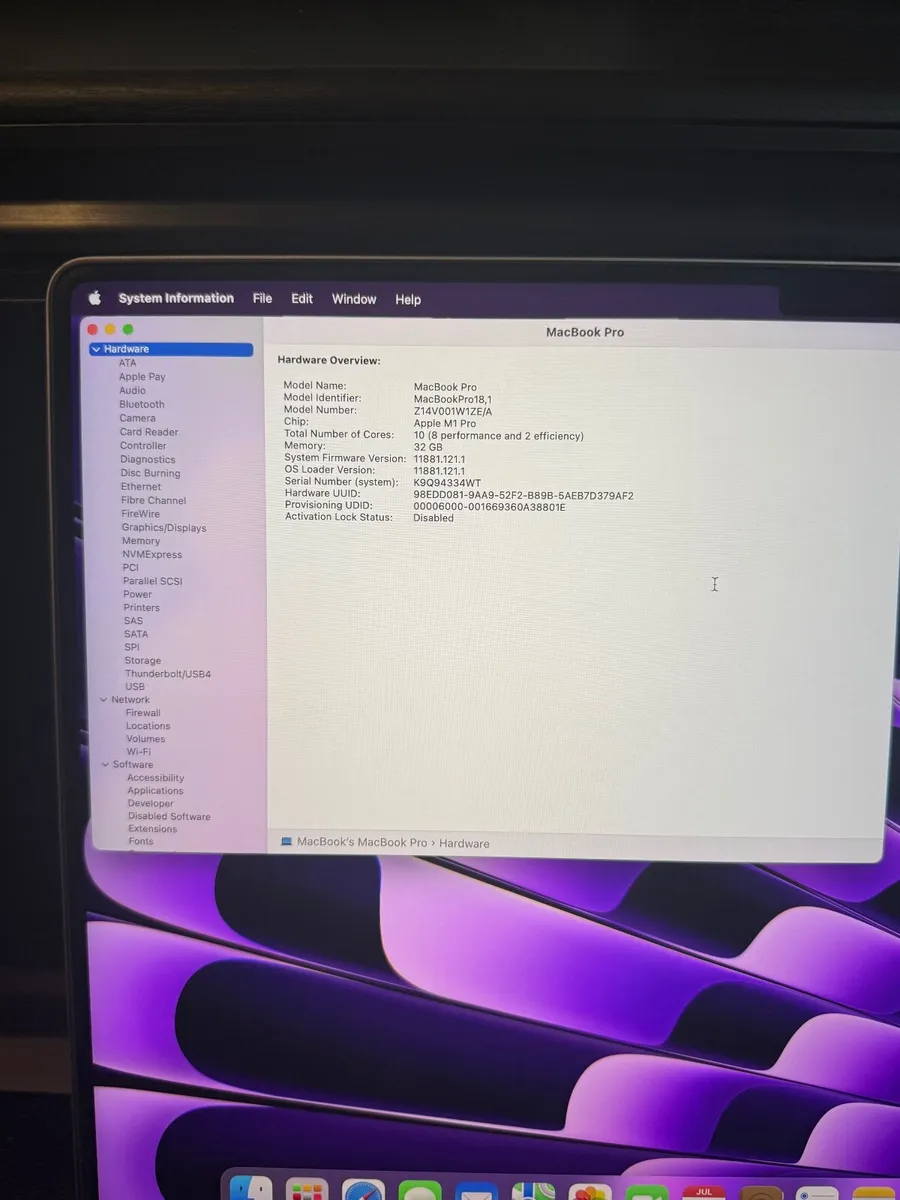 MacBook Pro 16 M1 Pro 2022 32GB/1TBSSD/345c - Image 4