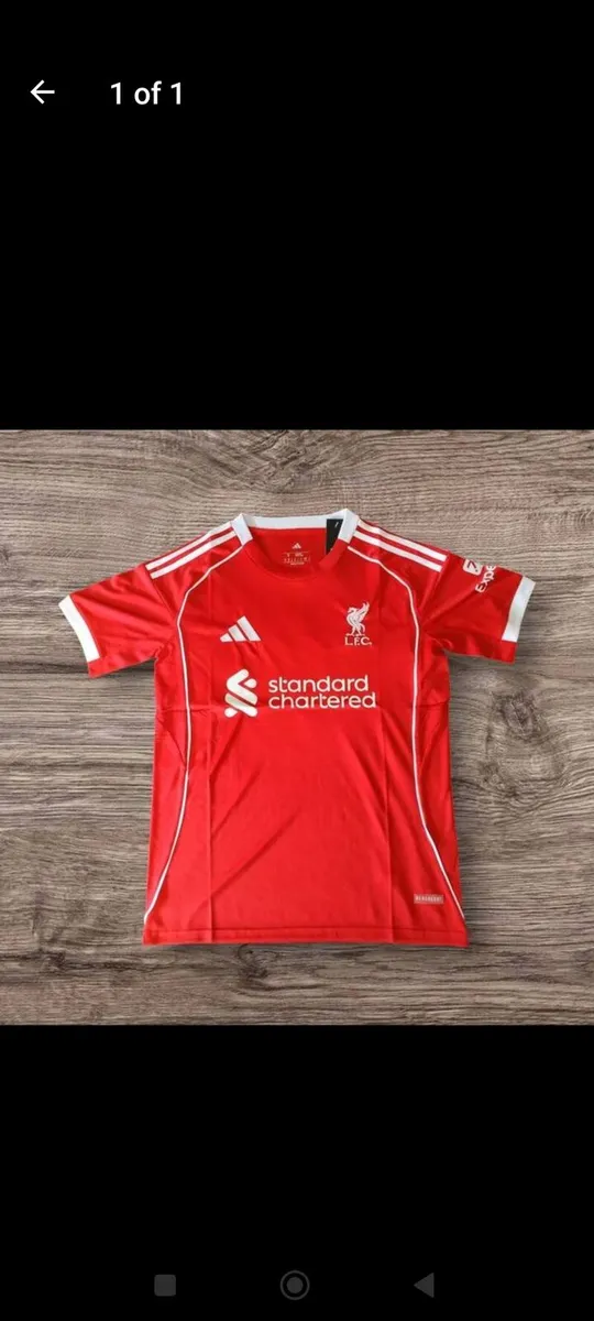 LIVERPOOL 25/26 (HOME) JERSEY , M, L .