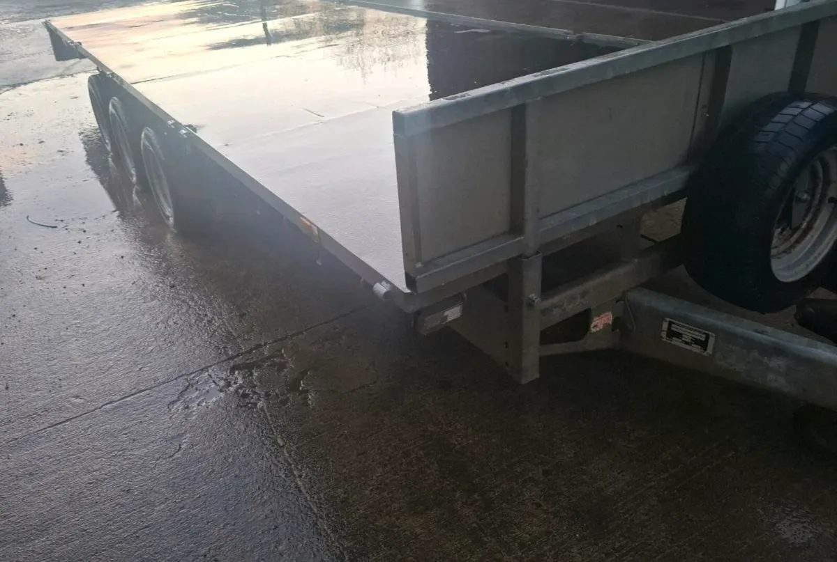 Ifor Williams 18x6'6 flat bed trailer 3.5 ton - Image 4