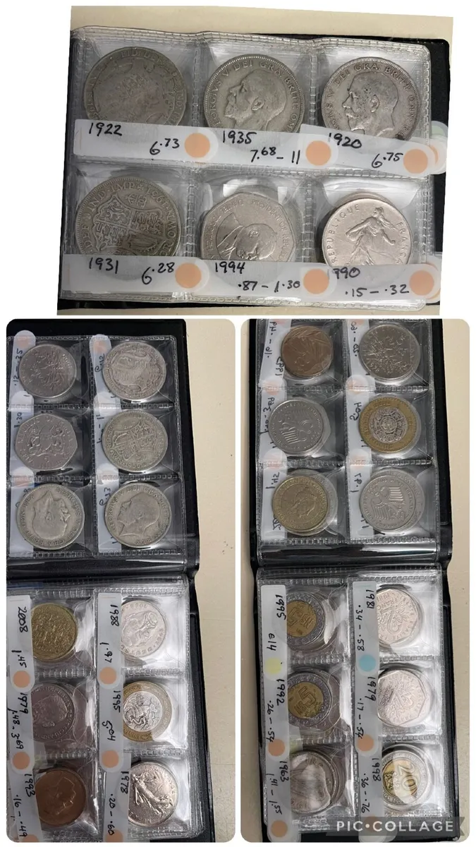 Rare Irish & European Coins – 1900s–2000s - Image 1