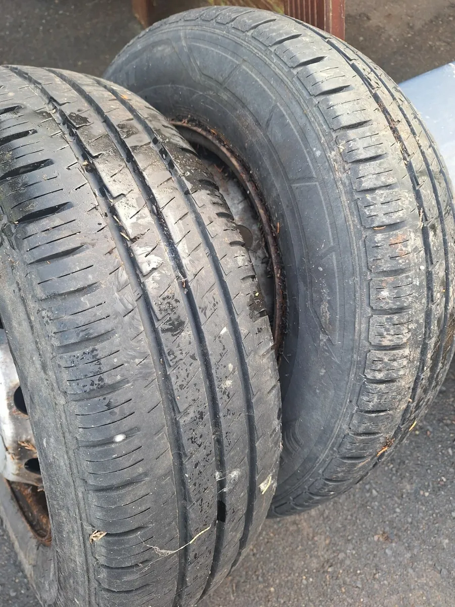 Citroen relay / Fiat ducato spare wheels + tyres - Image 1