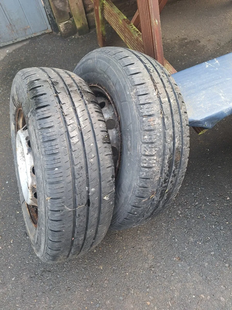 Citroen relay / Fiat ducato spare wheels + tyres - Image 2