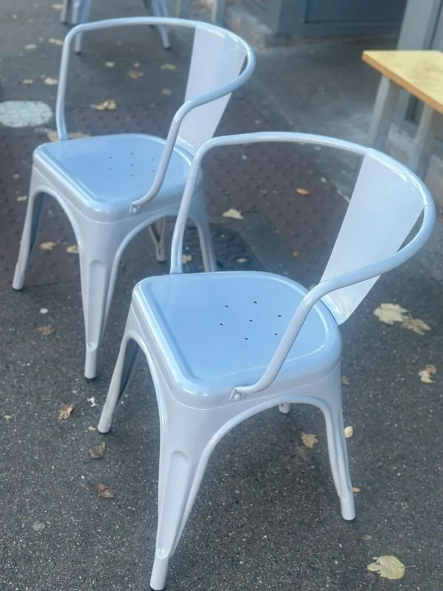 4 x Tolix style steel chairs - BRAND NEW - Image 2