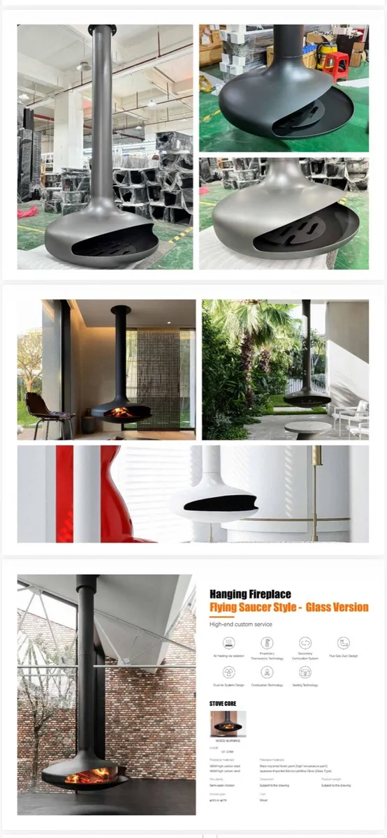 Hanging fireplace - Image 2