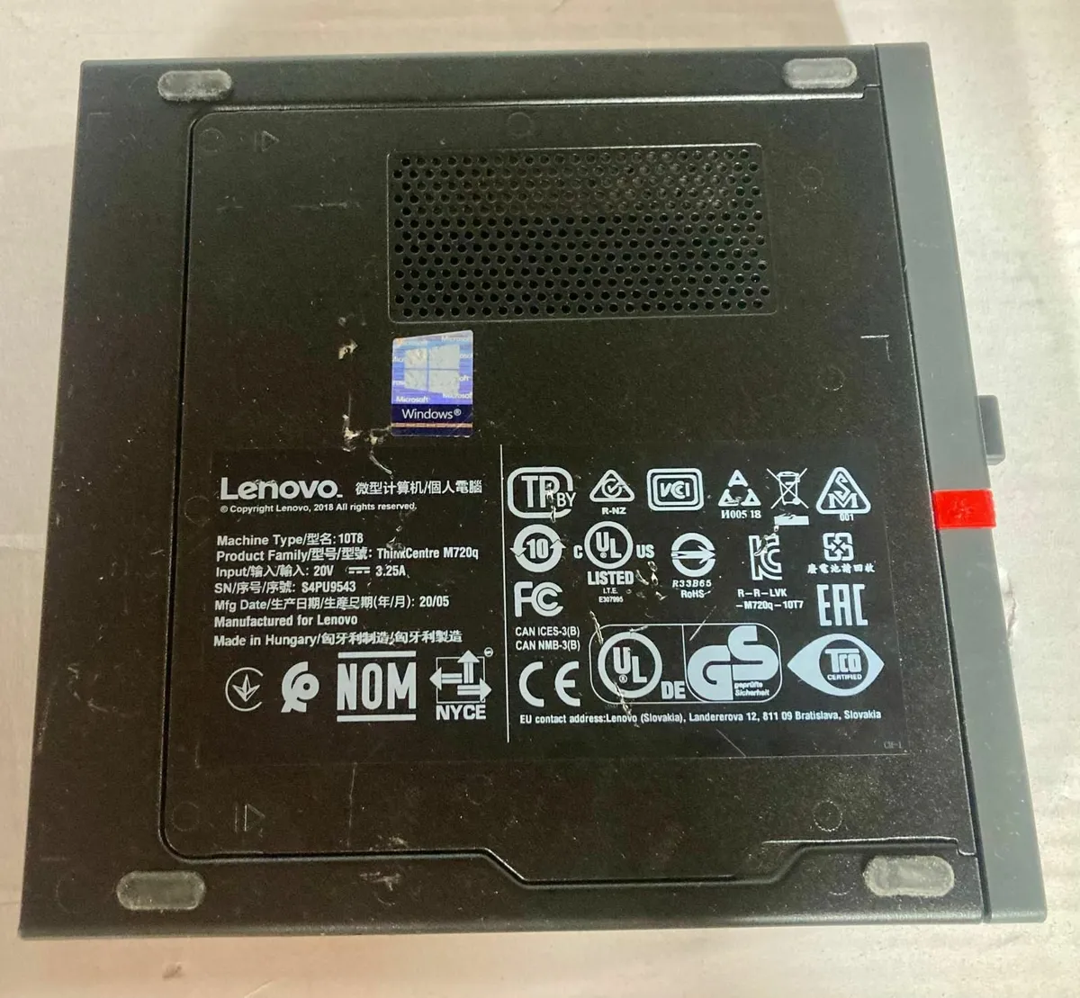 Lenovo ThinkCentre M720q Tiny Mini PC | i3-8100T | - Image 3