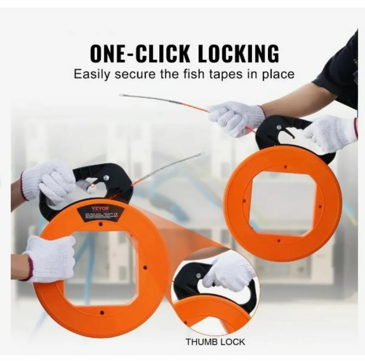 Fish Tape Wire Cable Line Puller 30.5 m - Image 2