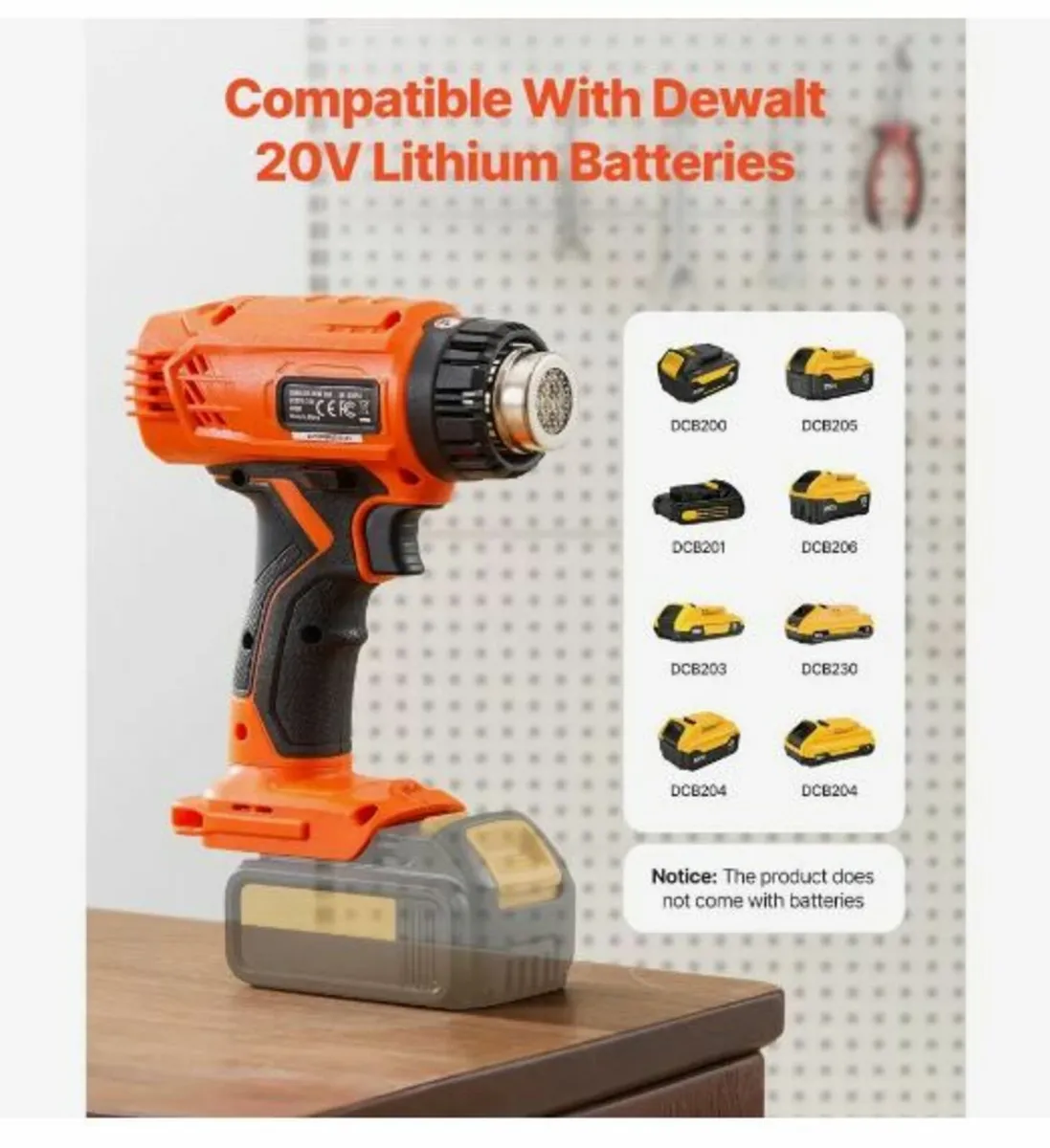 Cordless Heat Gun, Hot Air Gun - Image 2