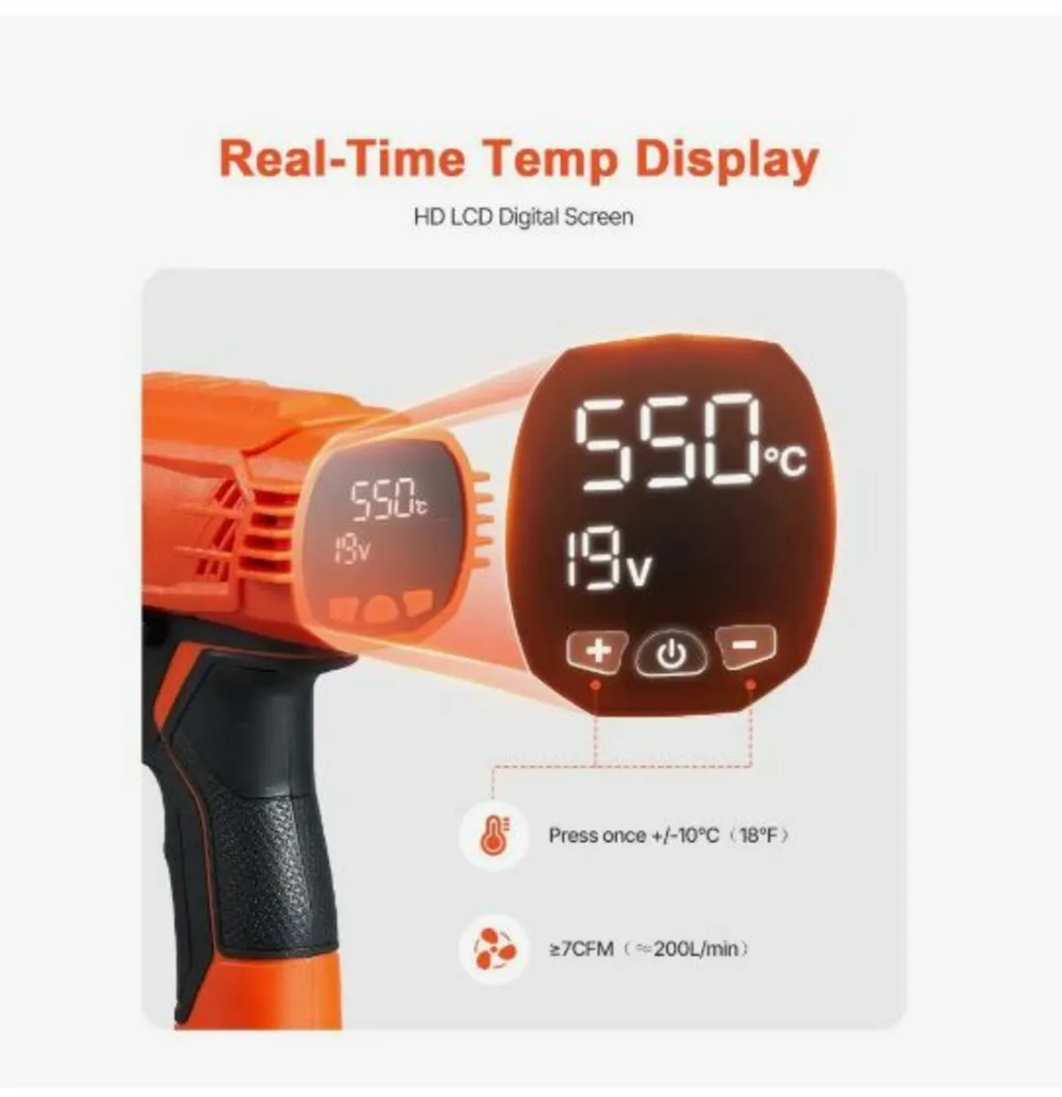 Cordless Heat Gun, Hot Air Gun - Image 4