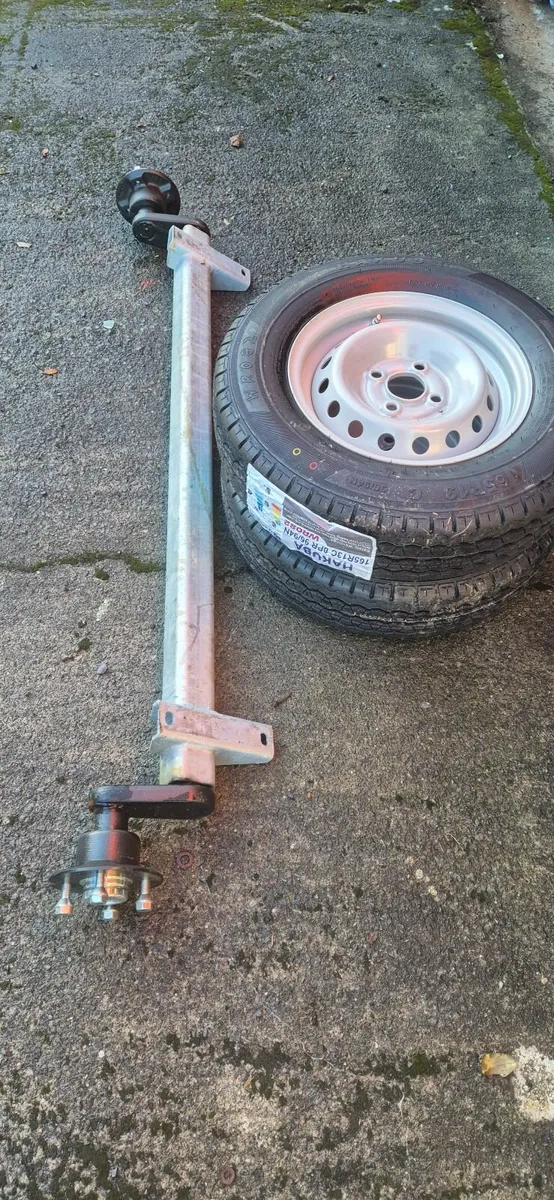 Axle knott 750kg 1.5m hub face to hub face