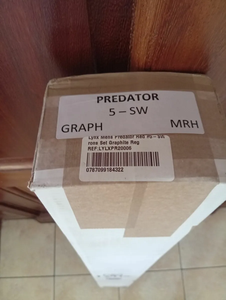 Lynx Parallax Graphite Irons NEW NEW NEW - Image 3