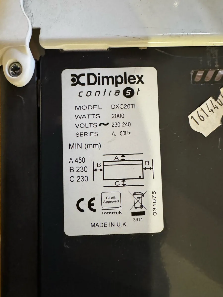 Dimplex Contrast DXC20Ti Convector Heater - Image 3